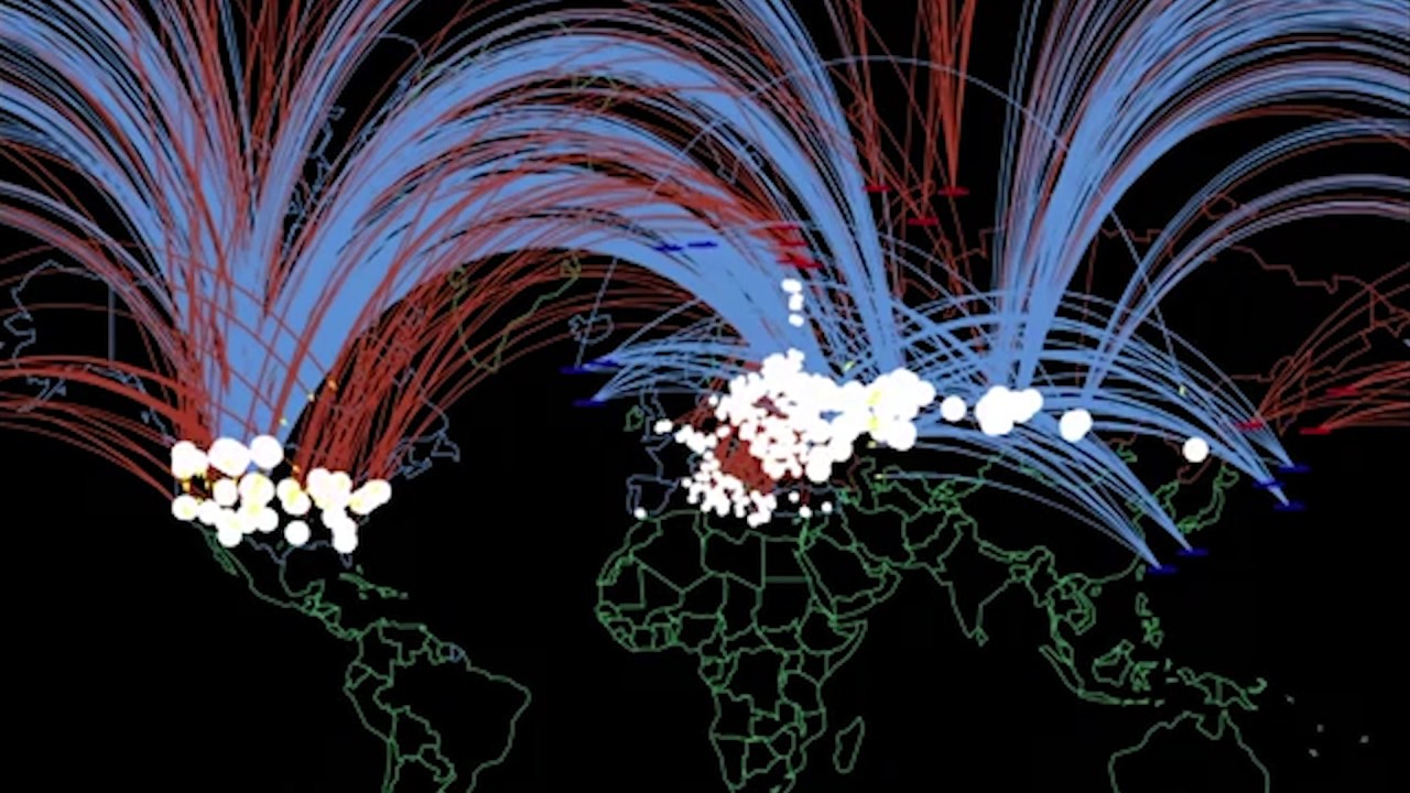 Questa animazione mostra come un singolo attacco scatenerebbe una guerra nulcleare Nato-Russia