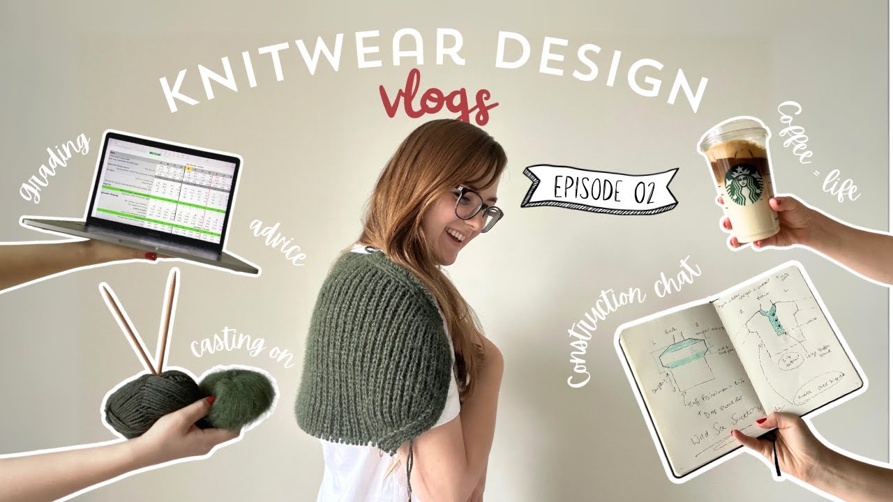 Knitventure Ep.02: How I start Grading & Finally Casting On (at Loch Lomond) || Knitwear Design Vlog