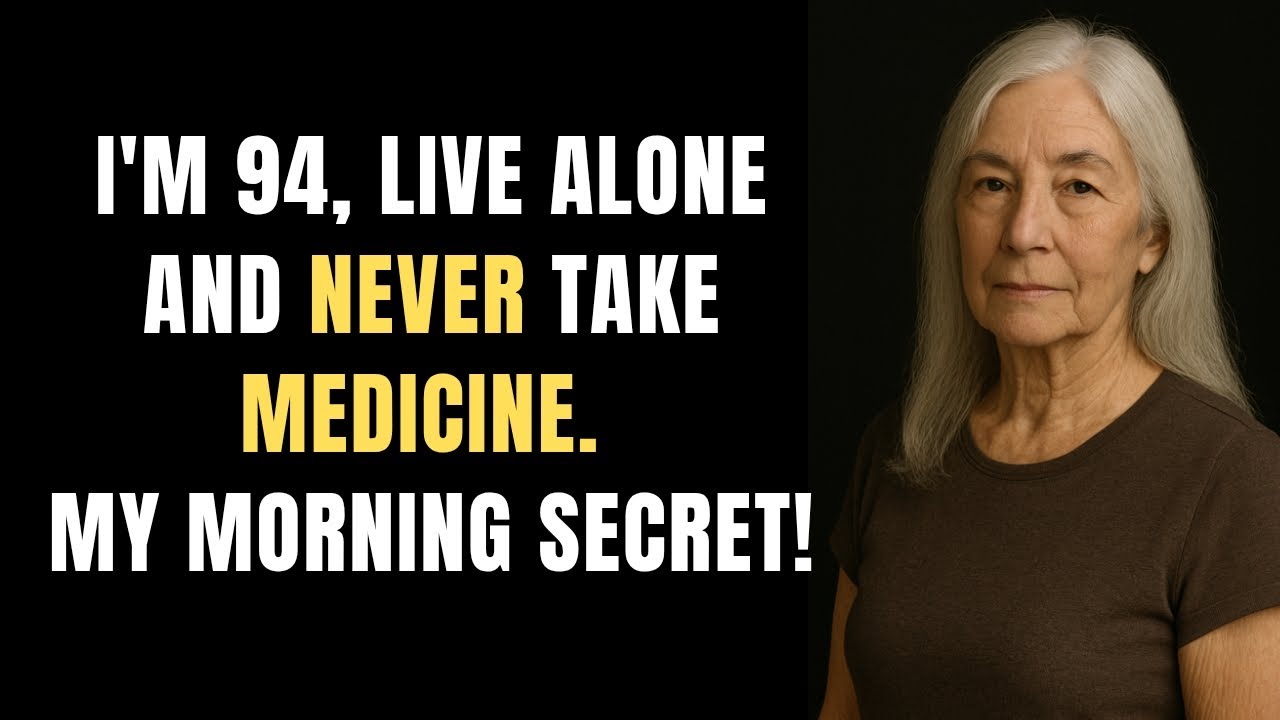 I'm 94 and Live Alone! These 5 Morning Habits Keep Me Healthier Than People Half My Age!