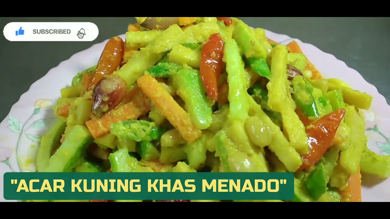 Resep Acar Kuning khas Manado  Fresh  Enak Banget @omtolekitchen