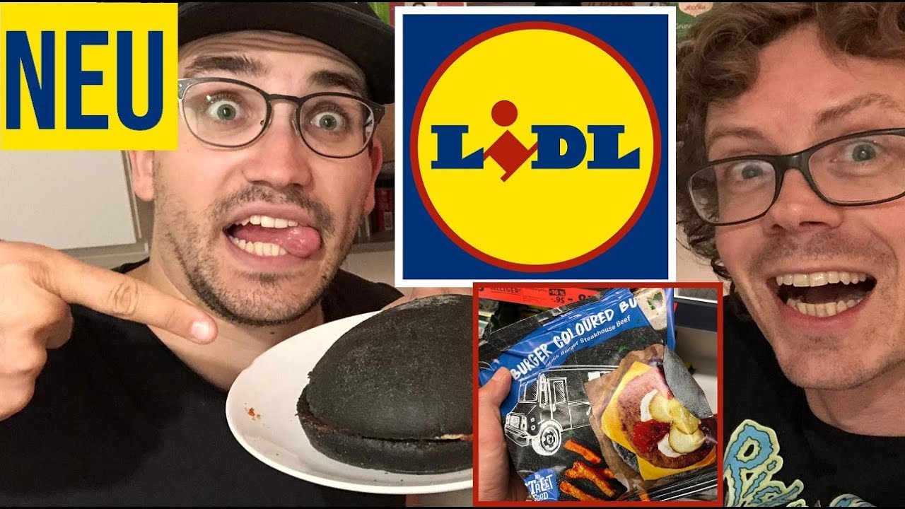LIDL: Black Steakhouse Burger von My Street Food für Mikrowelle im Test - Burger Coloured Buns!