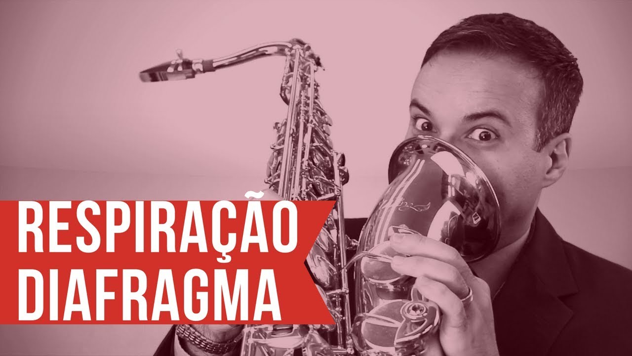 Como usar o Diafragma no Saxofone Respiração no Diafragma - landersax  '◡'