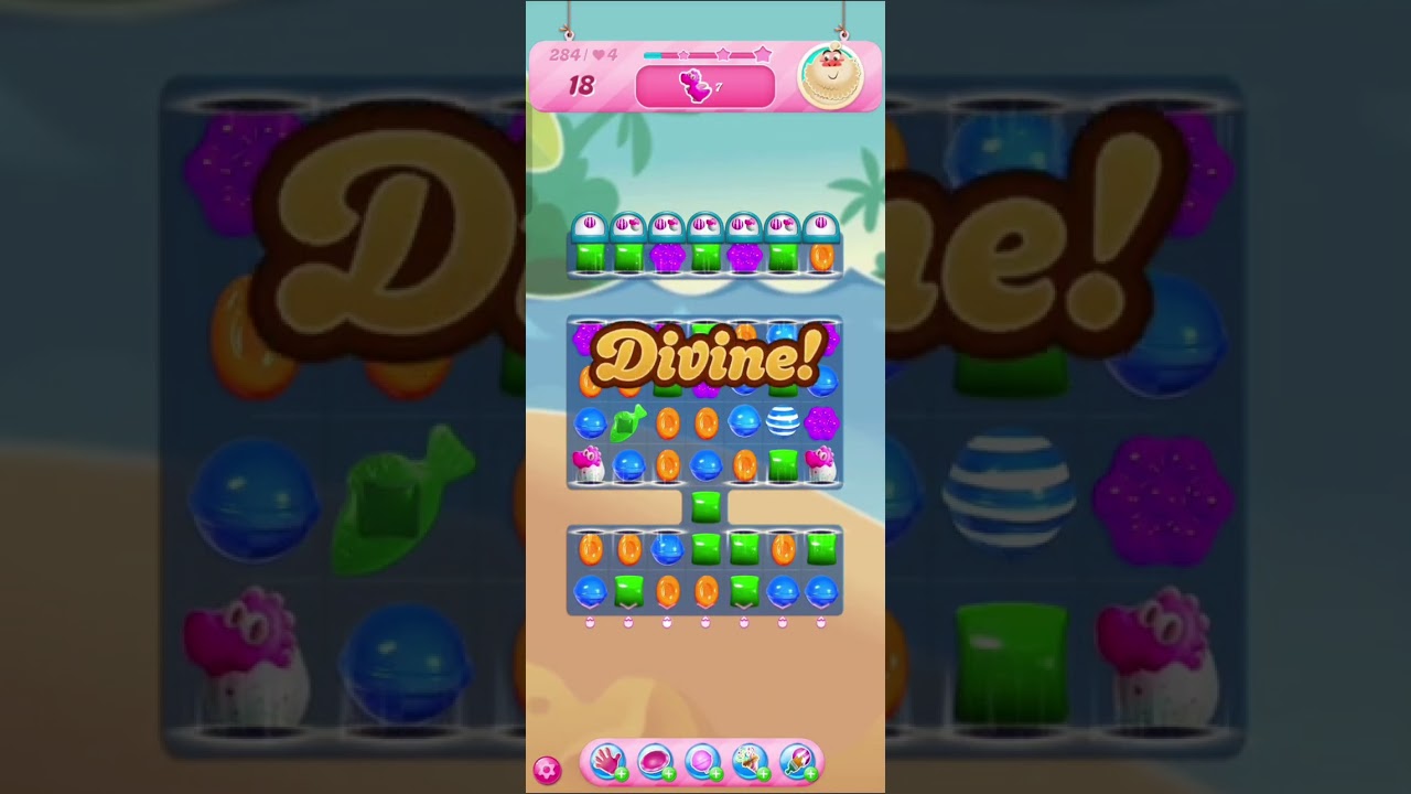 Candy 🥰🥰🥰 crush level 280 to 287