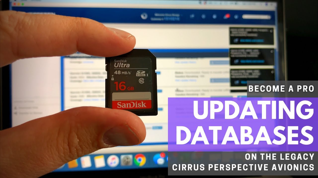 Пошаговое руководство по обновлению баз данных устаревшей системы Cirrus Perspective Avionics