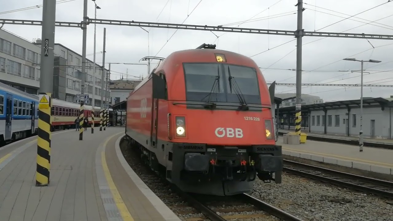 Moje záběry vlaku Railjet Vindobona