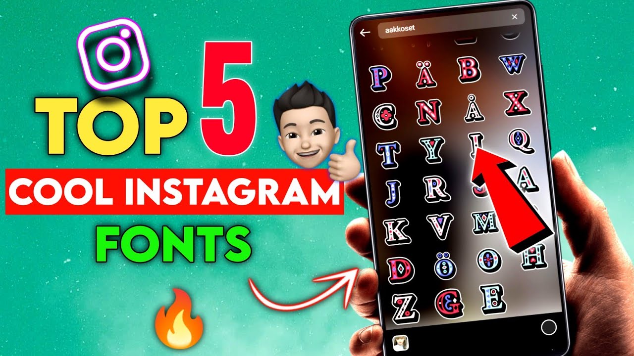 🔥Top 5 Cool Instagram Fonts || Instagram Hidden Fonts | Instagram Tricks