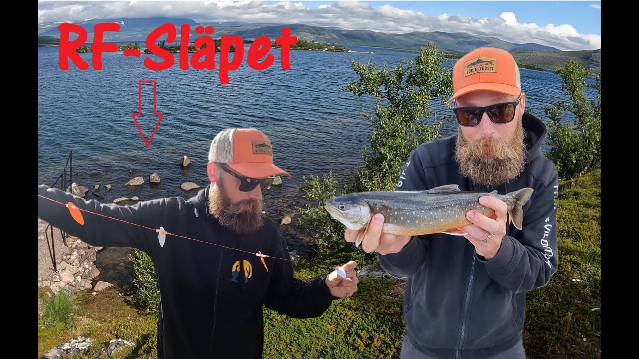 RÖDINGFISKE MED RF-PROTOTYPEN - Testar nya rödingfrossa släpet