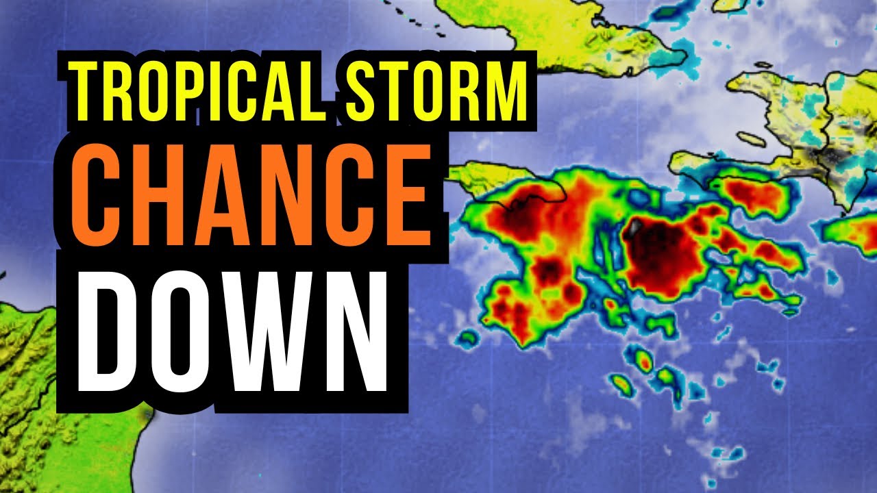 Tropical Storm Tony chance Lower...