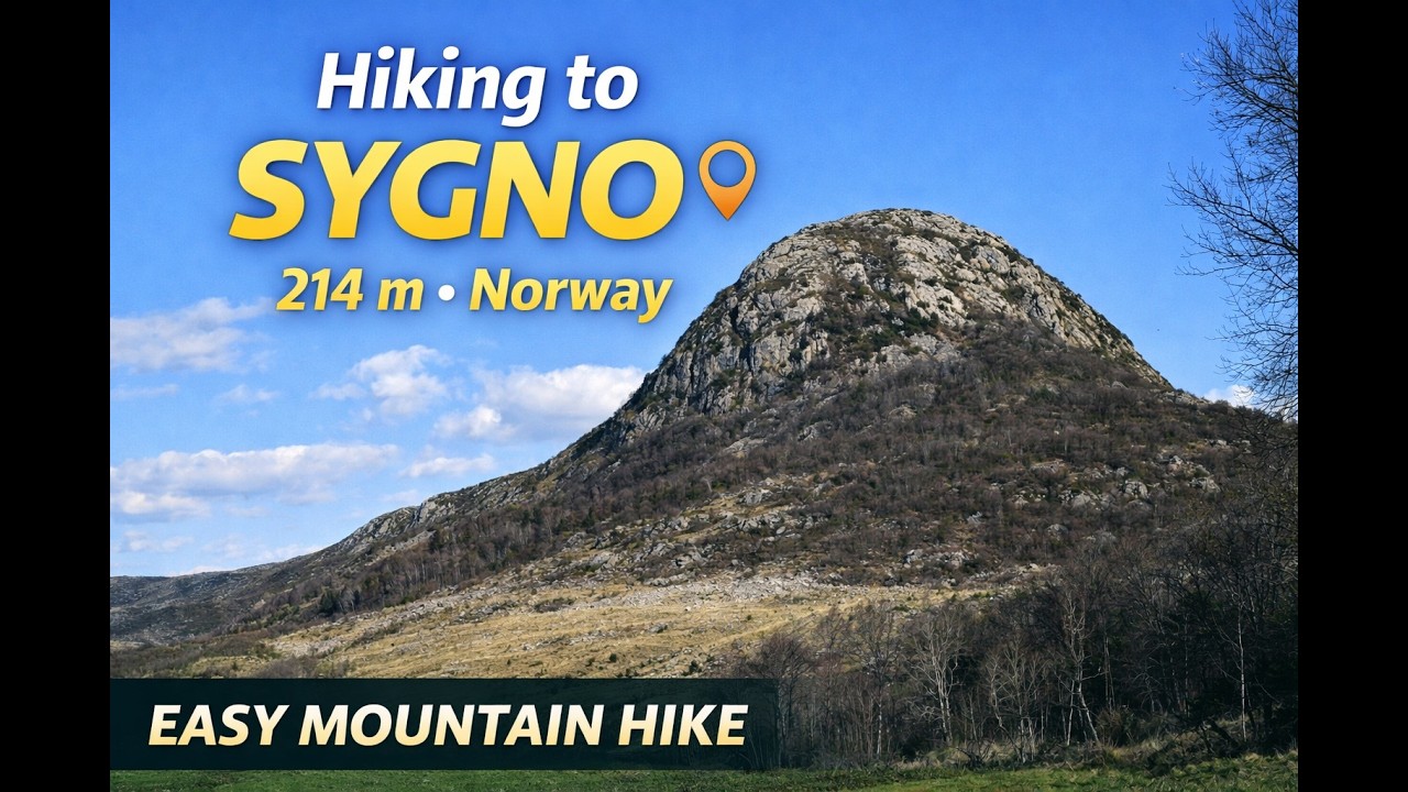 🚶Beautiful Hike to Sygno (214 m) &ndash; Easy Mountain Trip in Norway