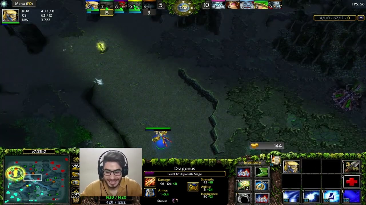 dota1 atinad gameplay skywrath mage mid best game دوتا1 گیم پلی اتیناد