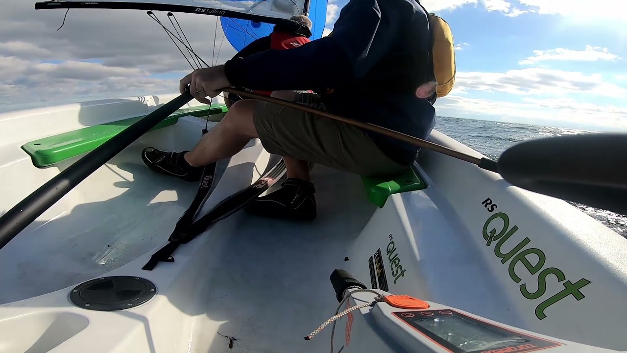 Spinnaker flying