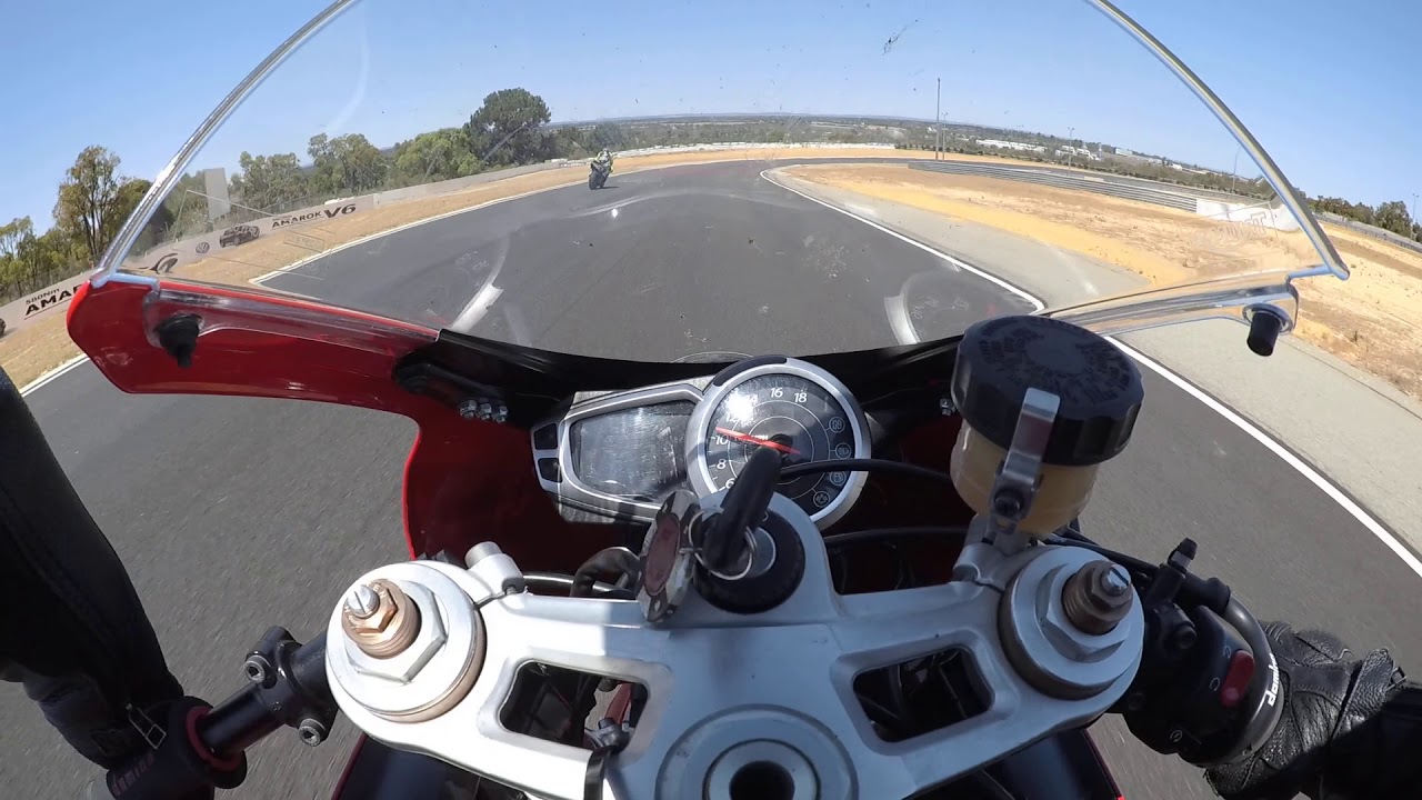 Barbagallo Track Day Onboard Triumph Daytona January 19 2020 Group 3 Session 4 R1 Highside