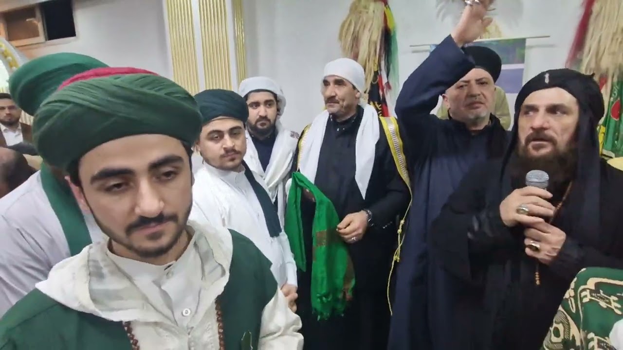 تعزية السيد الشيخ محمد سيدو قراءة وصية شرعية وبلاغ مشيخة الطريق الرفاعية العلية