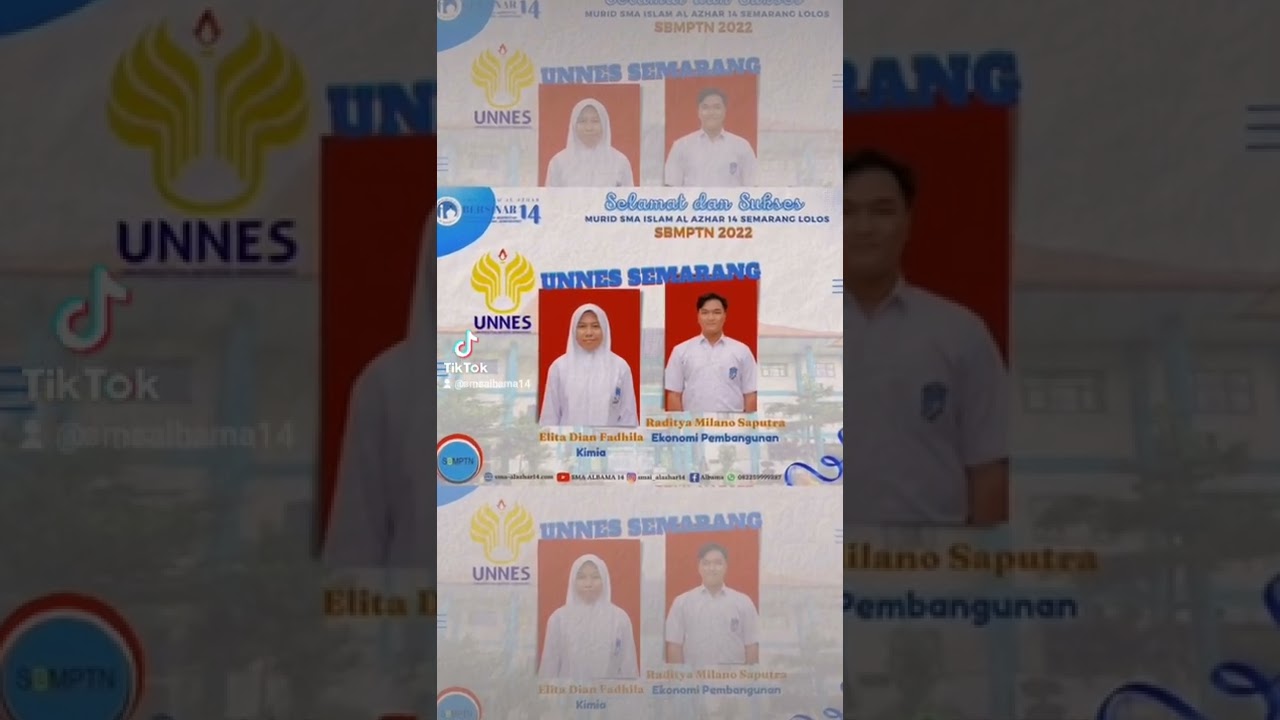 Murid SMA swasta susah diterima PTN? NO!! Al Azhar 14 bisa banget dong👍🏻 #sbmptn #shorts #fyp