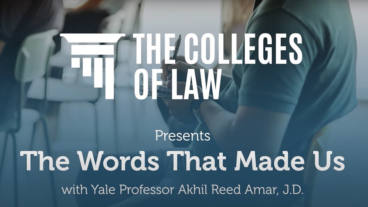 Akhil Reed Amar: America’s Biggest Constitutional Questions