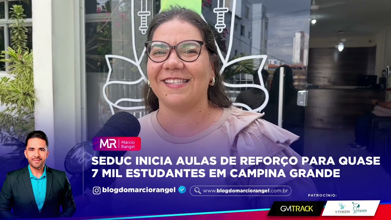 SEDUC inicia aulas de reforça para quase 7 mil estudantes em Campina Grande 