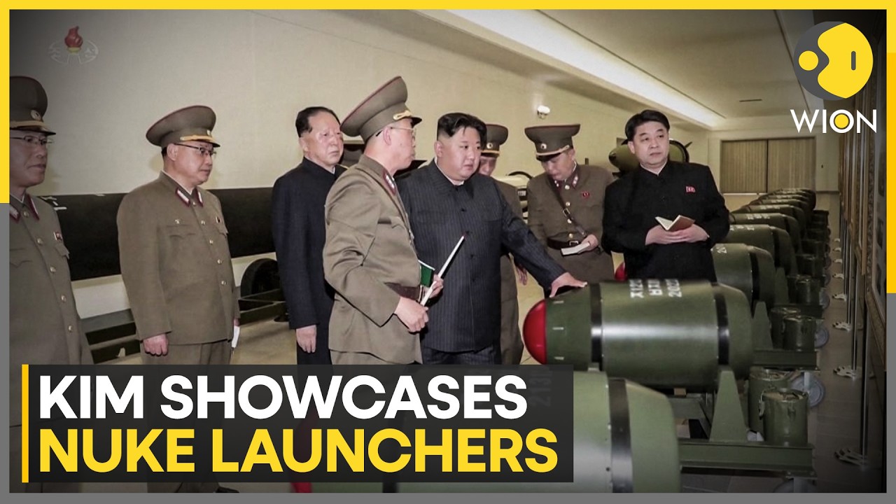North Korea Unveils New War Arsenal & AI Guided Rocket Launchers | WION NEWS