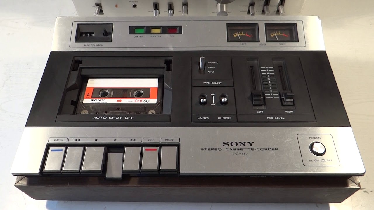 DECK TAPE PLAYER CASETERA SONY TC-117 JAPAN 1976 ROMANO BAIS