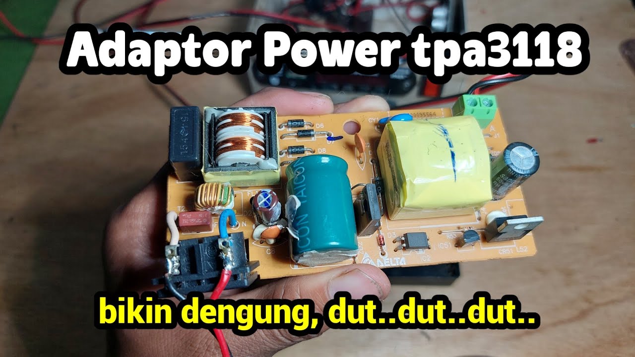 Adaptor 24V 3A untuk TPA3118 || Suara Malah Dut..Dut..Dut..