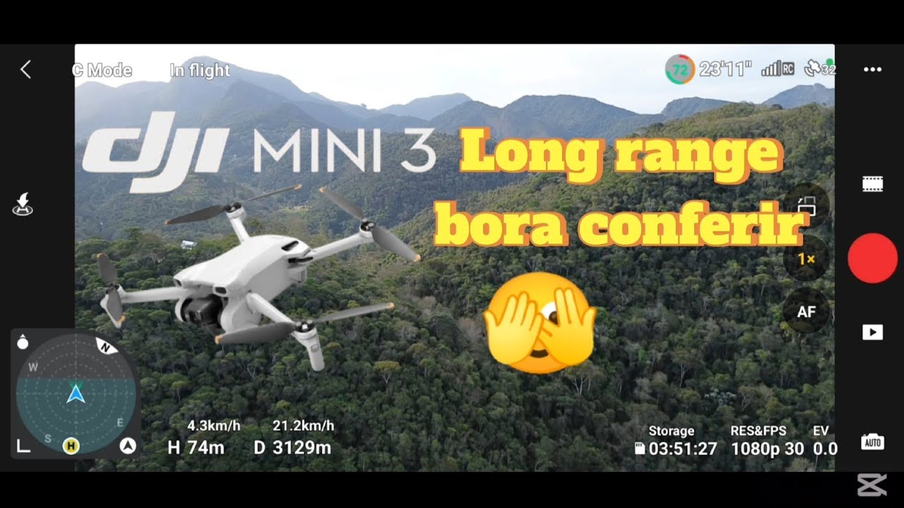 DJI Mini 3 long range sera se deu bom? voltou?