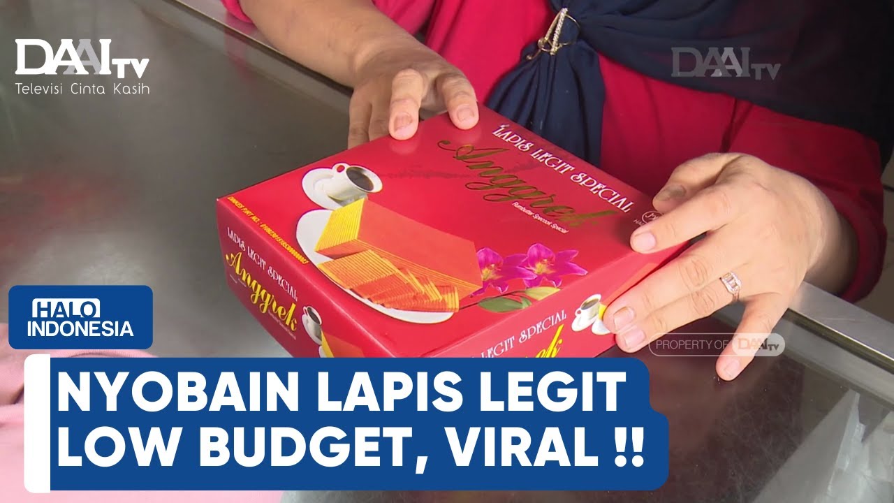 Ini dia, Kue Lapis Legit Viral Low Budget. | Halo Indonesia