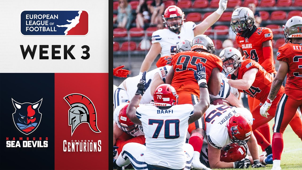 Hamburg Sea Devils @ Cologne Centurions Highlights | Week 3 | Season 2023