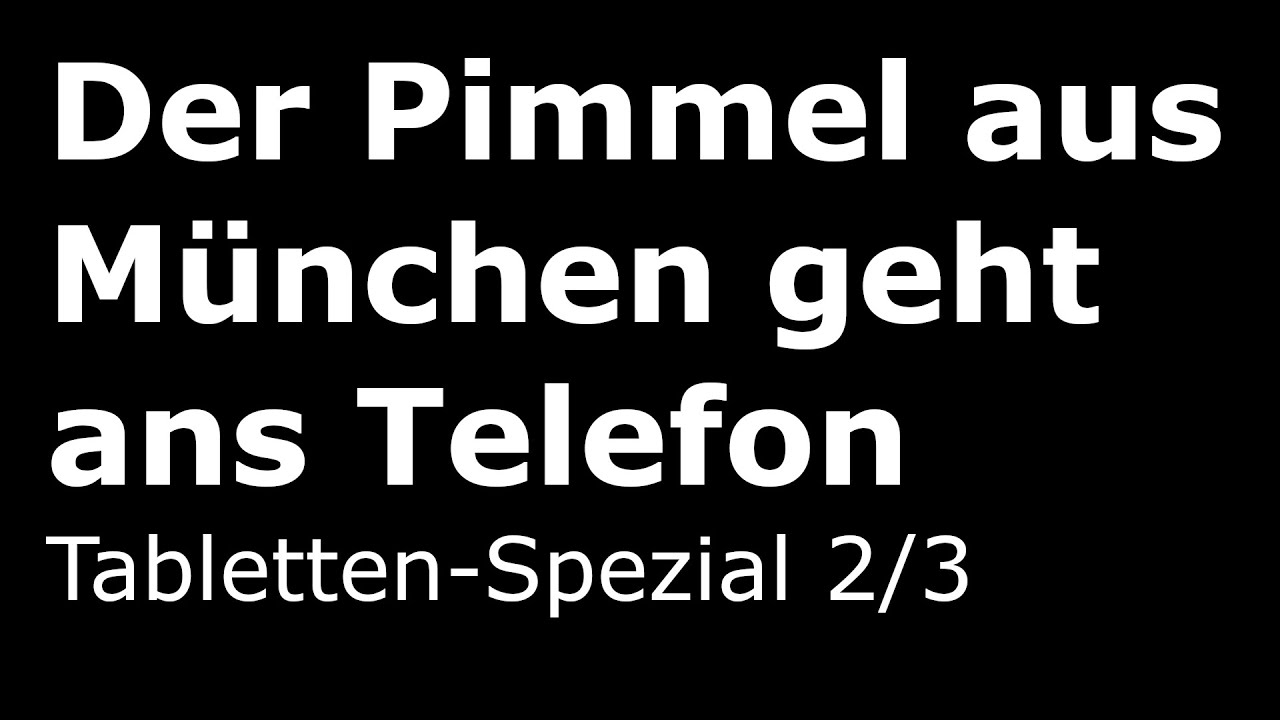 Paul Immel & Co in: Die Litfaß-Säule (Tabletten-Spezial II) | Staffel 7, Folge 28