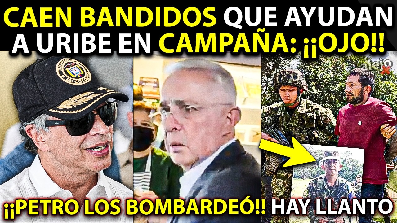 BOMBA! PETRO DAÑÓ ESTRATEGIA DE URIBE para Presidencia. Caen varios Bandidos que le Ayudan. Urgente