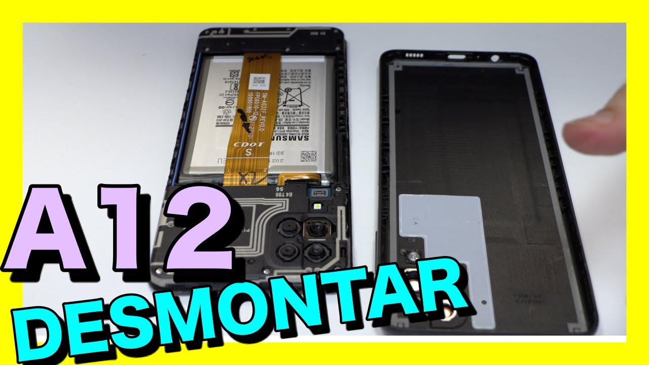 Desmontar Samsung A12