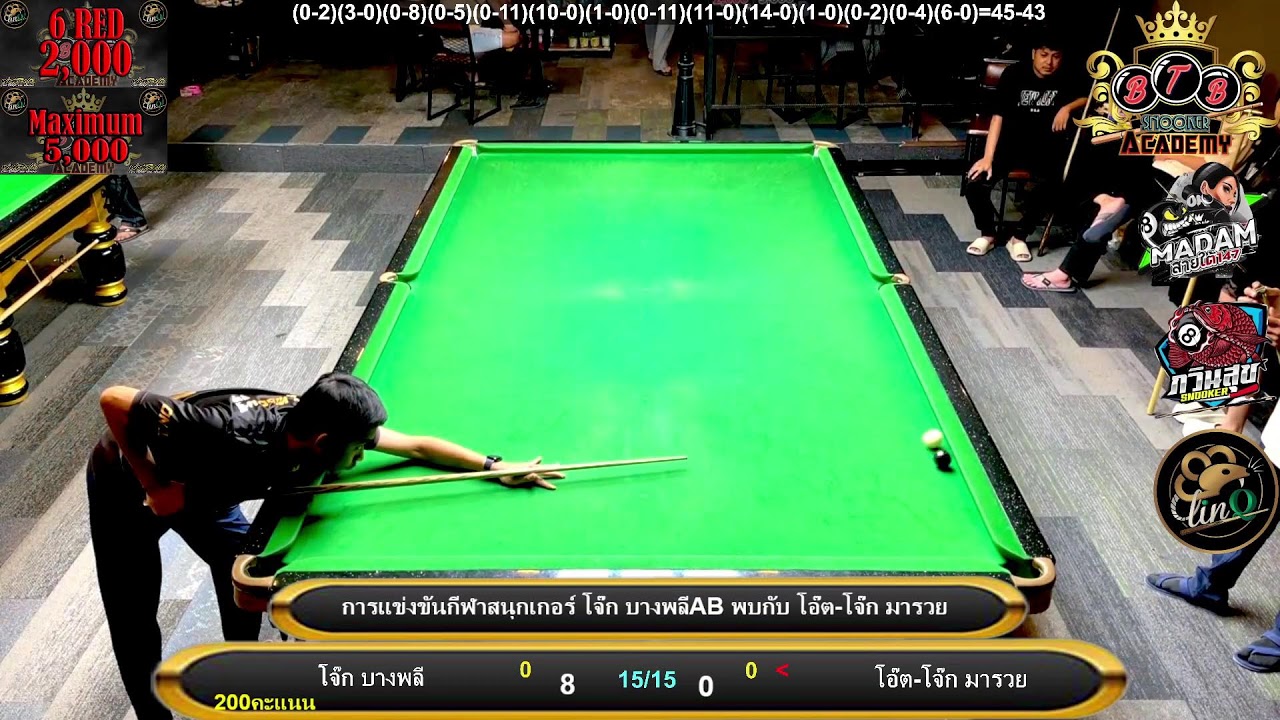 การแข่งขันกีฬาสนุ๊กเกอร์ โจ๊ก บางพลี พบกับ โอ๊ต-โจ๊ก มารวย