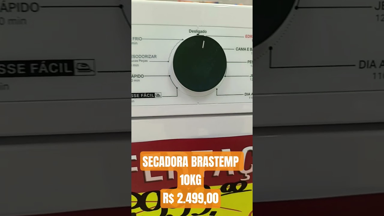 SECADORA BRASTEMP 10KG R$&nbsp;2.499,00