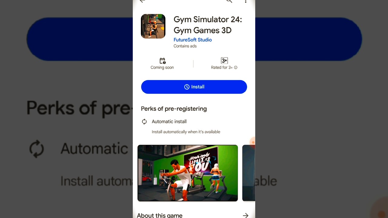 HOW TO DOWNLOAD GYM SIMULATOR 24 IN ANDROID MOBILE #shorts #viral #ytshorts #technogamerz #trending
