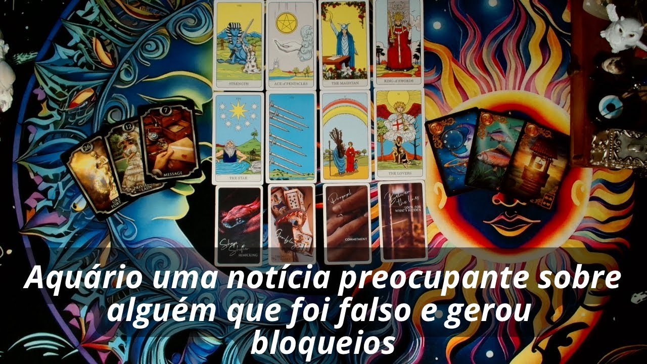 Aquário uma notícia preocupante sobre alguém que foi falso e gerou bloqueios