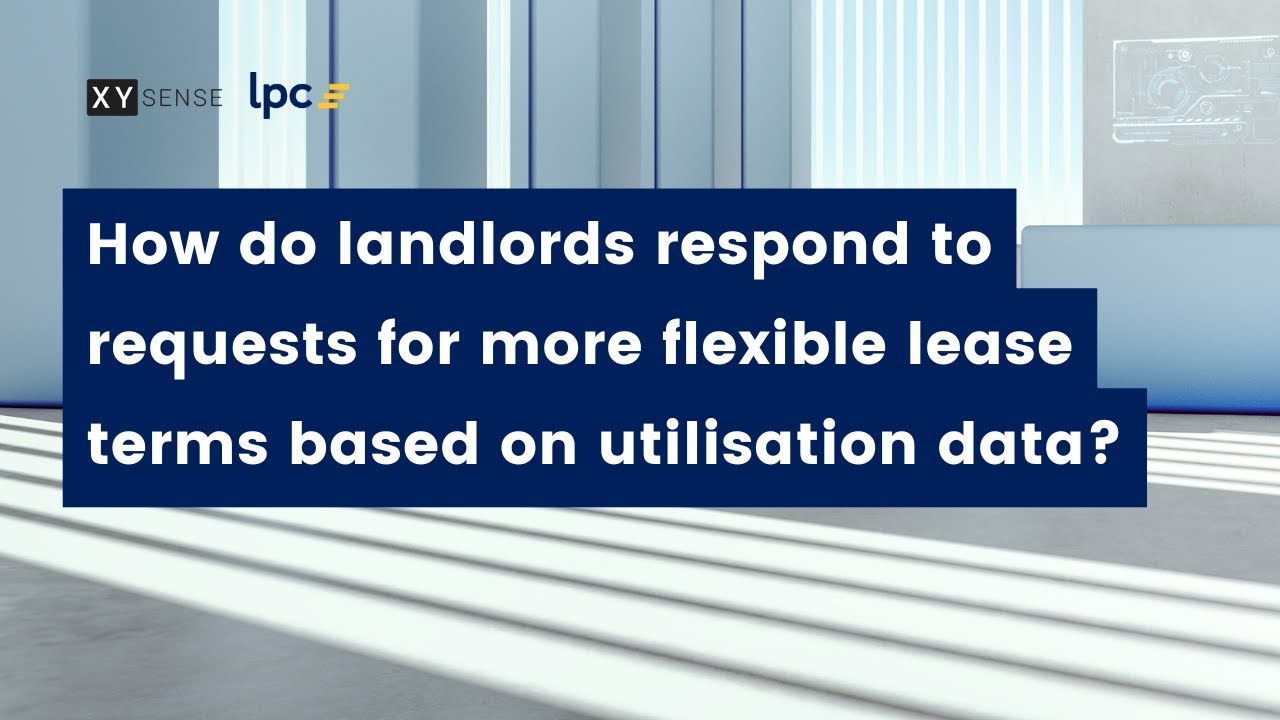 How do landlords respond to requests for more flexible lease terms based on utilisation data?