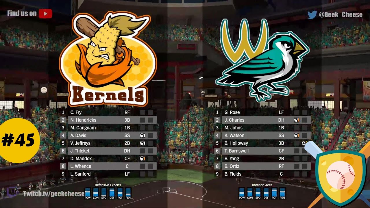 Cheese League - Game #45 Kernels vs. Warblers