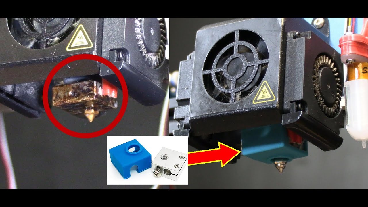 Replace SOVOL SV02 Hot End Heat Block, with Micro Swiss Heater Block, Silicon Sock, Creality Nozzle