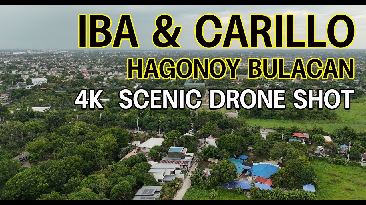 Above the Rice Fields: 4K Drone Tour of Iba & Carillo Hagonoy Bulacan