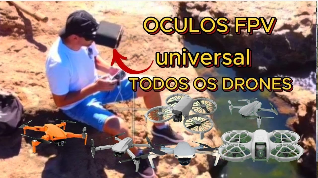 OCULOS FPV #UNIVERSAL PARA TODOS OS DRONES O MELHOR E MAIS BARATO,