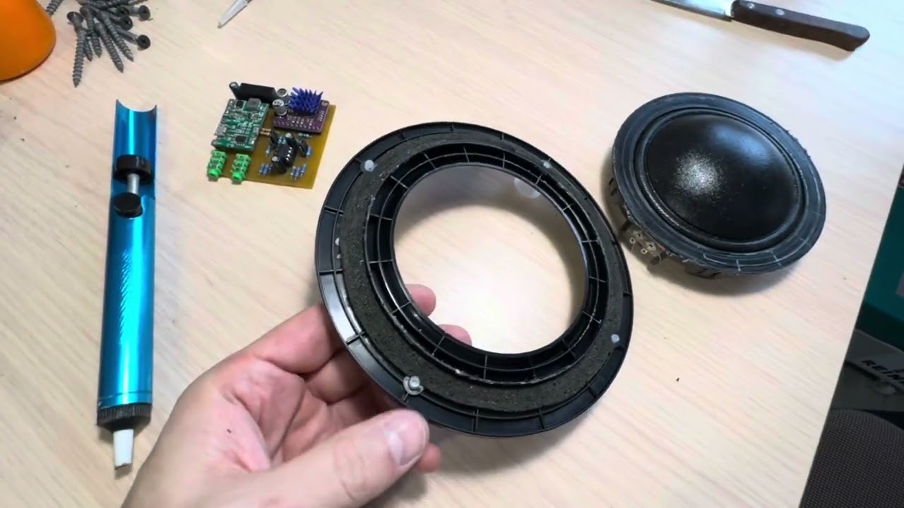 D7608 ScanSpeak Разборка и ремонт СЧ динамика.