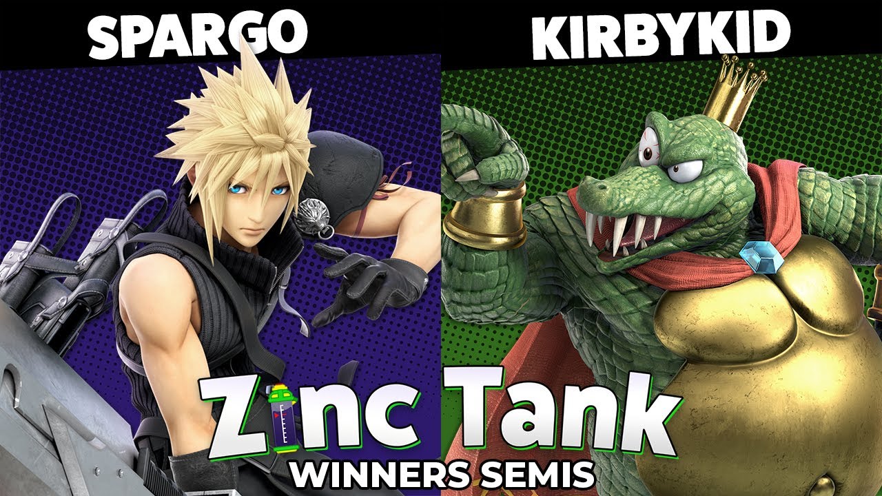 Zinc Tank #3 Winners Semis - Sparg0 (Cloud) vs KirbyKid (King K. Rool)