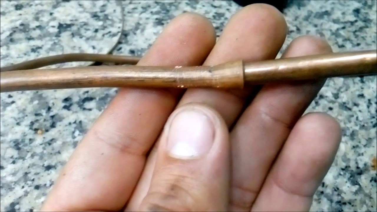 Como Soldar con Plata (V&aacute;lvula de servicio)