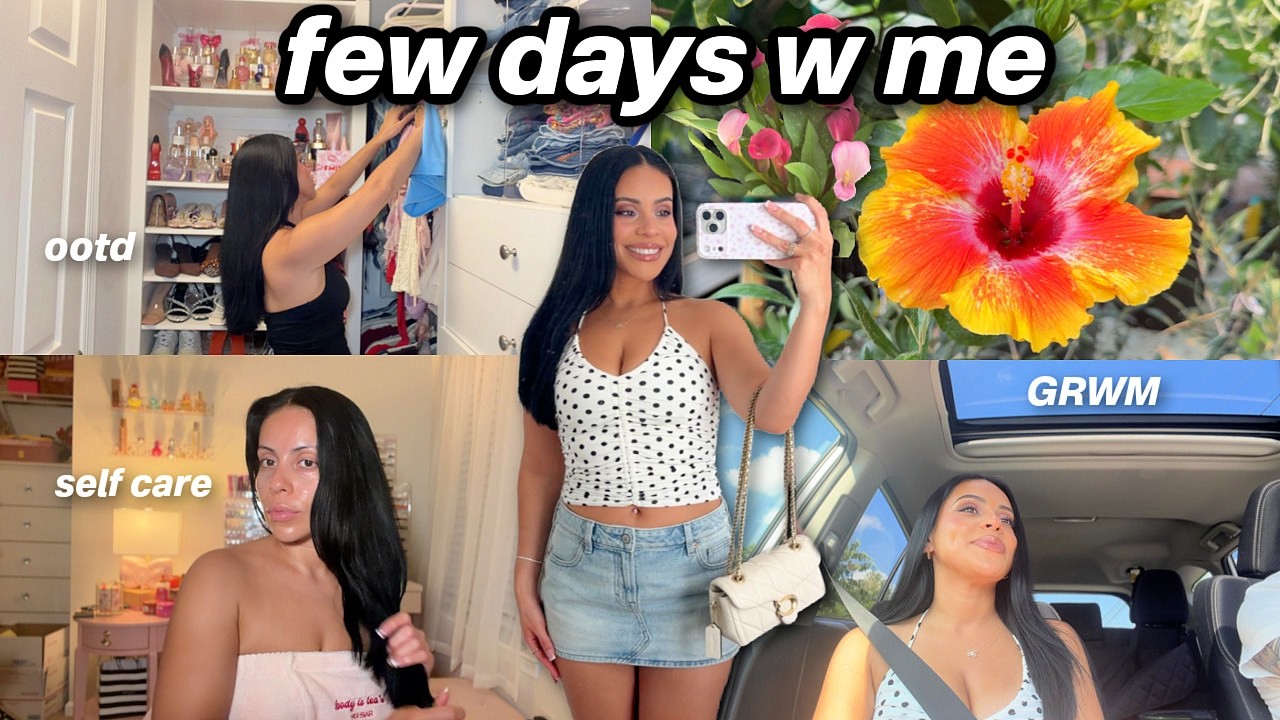 Spend A Few Days With Me 🩷 Nighttime Skincare, Haircare Routine, Nature Walks & GRWM