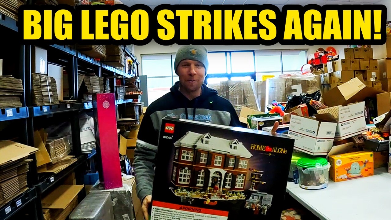 Пропавший поддон, крупные находки LEGO и полный хаос в магазине игрушек.