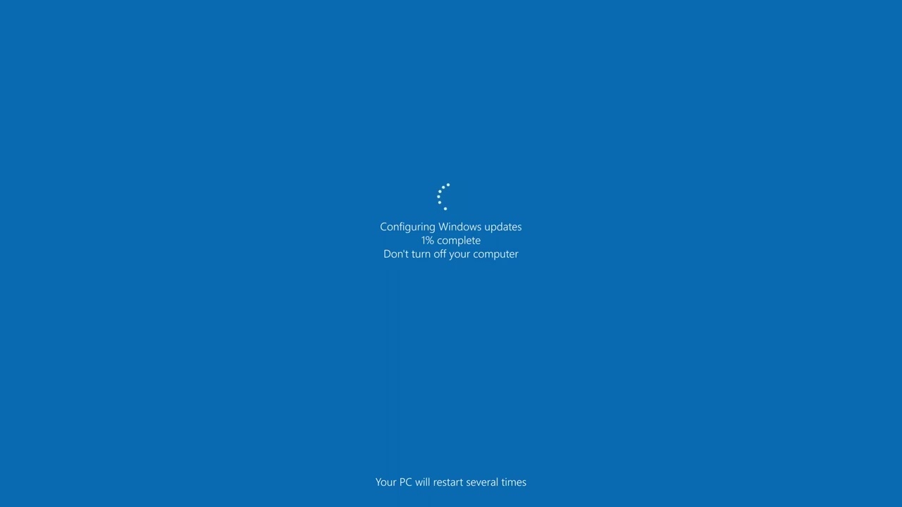 Windows Update Screen Real Count 10 hours [ NO ADS ]