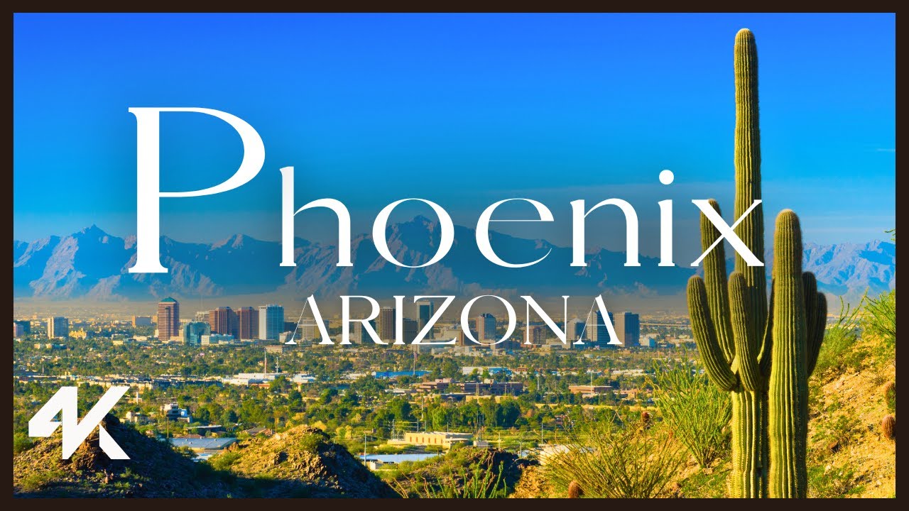 Phoenix, Arizona in 4K Drone 2025 🚁 Stunning Aerial Views of Arizona’s Desert Metropolis