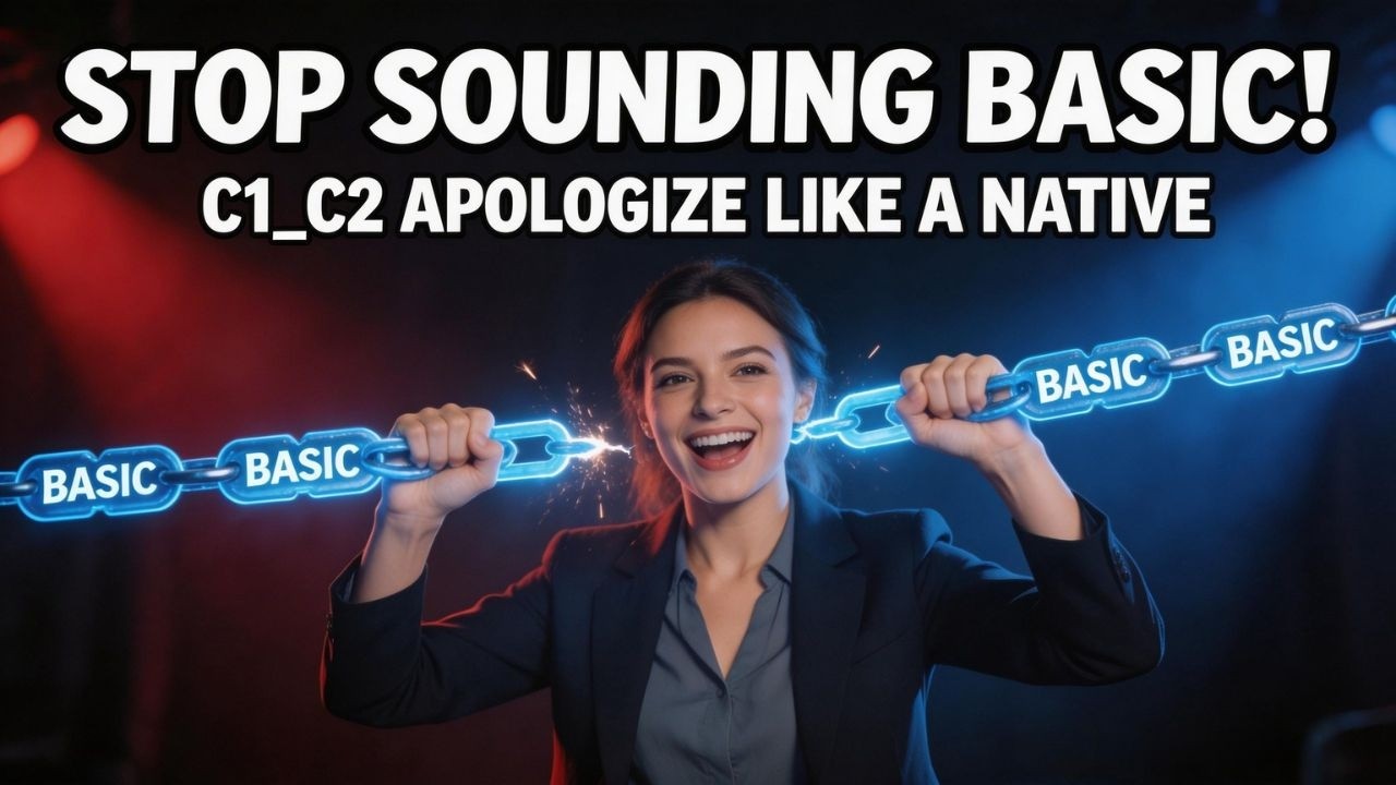 Stop Sounding Basic! 🚀 C1_C2 Advanced Ways to Apologize in English | Speak Like a Native | Podcast