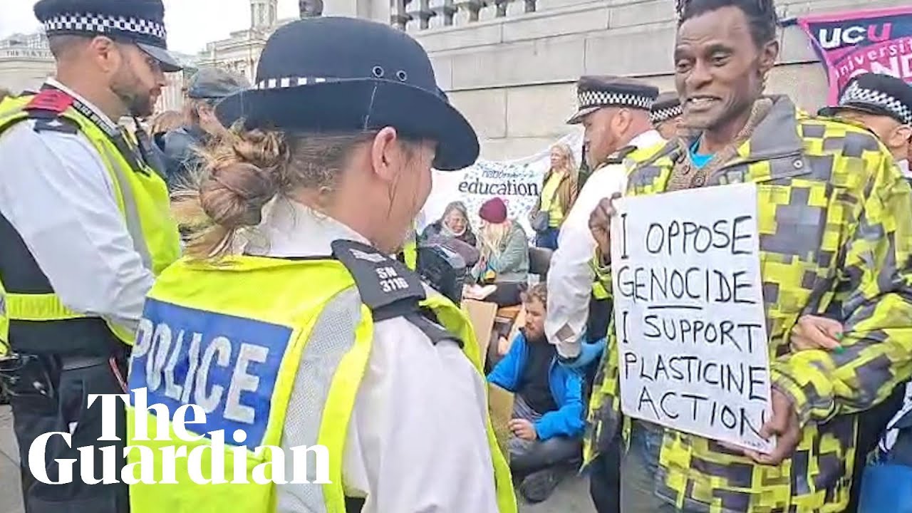 'I will not be silenced': demonstrators show up against ban on Palestine Action