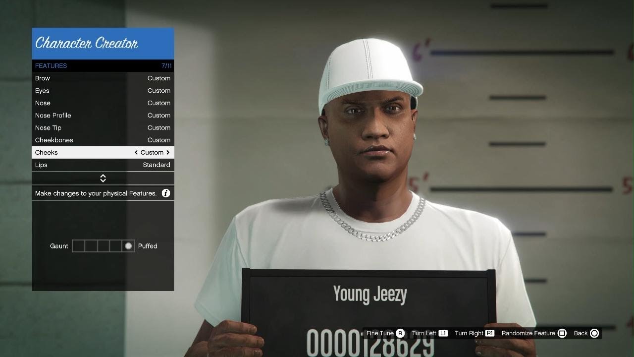 A Younger Young Jeezy creation in GTA 5 Online