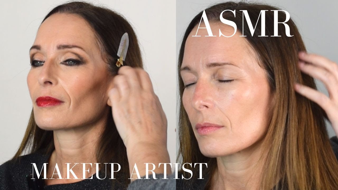 ASMR Makeup Artist |  How Red Lip Transforms Look + Skincare Removal & Relaxing Scalp Massage 💋✨