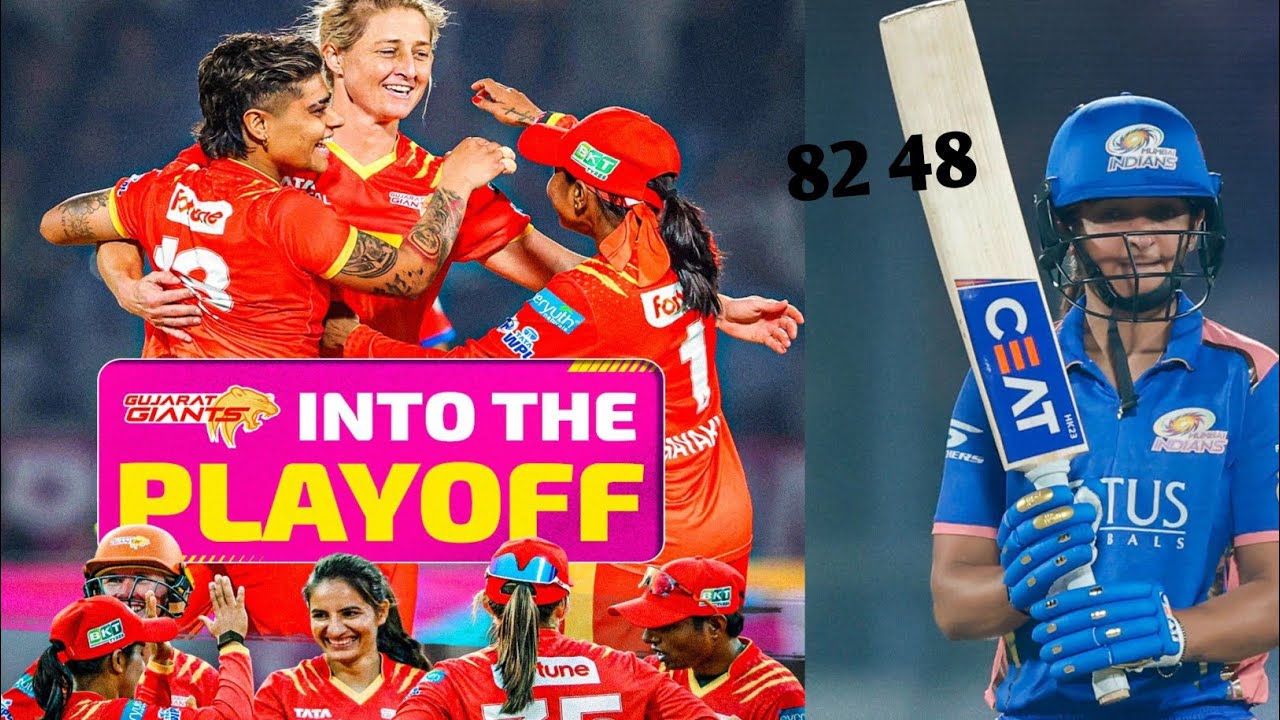 GG Into The 😍 प्लेऑफ  Harman Didi 82 From 48 but Mi Lost First time of GG